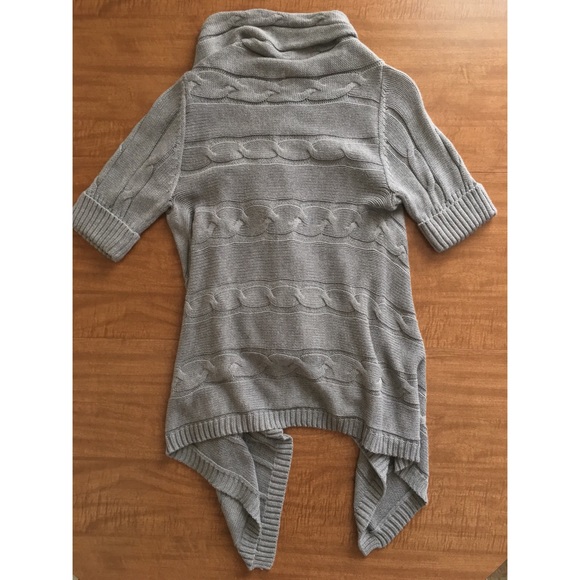 Cable Knit Open Cardigan - Picture 2 of 3